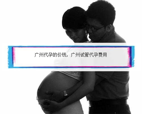 广州代孕的价钱，广州试管代孕费用
