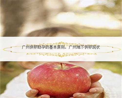 广州供卵助孕的基本原则，广州地下供卵现状